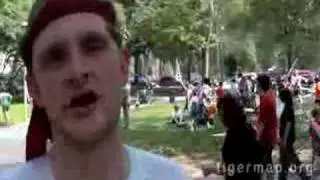 LARP capture the flag at Clark Park