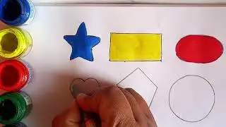 Shapes song for kids, Easy shapes Learn 2d shapes, colors for toddlers | Preschool Learning Part-8 