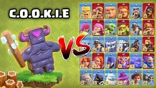 Cookie Pekka vs All Max Troops!🍪 (Clash of Clans)