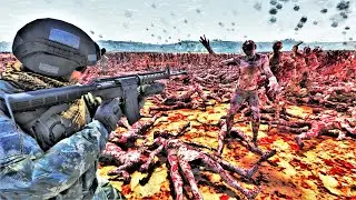Super Archers, Jedi Knights & Special Forces Invade ISLAND Infested with 8,000,000 ZOMBIES - UEBS 2