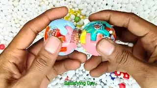 Satisfying video Asmr mini surprise egg cutting puzzle ball  candy lolipop unpacking video |#asmr