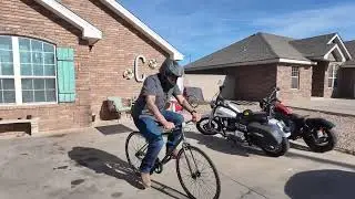Daily Vlog: Driving My Bike its a Harley