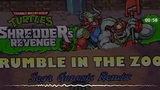 TMNT: Shredder's Revenge - Rumble in the Zoo (Sega Genesis Remix)