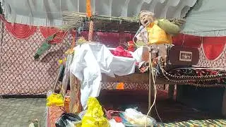 भागवत कथा में महाभारत कथा तेलमा अयोजक समस्त गाँव वासी