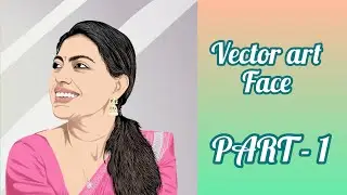 Vector art (face) | part-1 | infinte design | Anusree