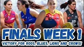 ОБЗОР | Финалы AFLW, неделя 1 | AFL 2025