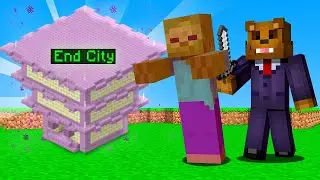 Minecraft, BUT Mobs Spawn Structures...