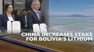 Bolivia, Chinese companies ink deal to extract lithium, with investment of 90 million USD