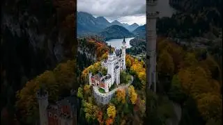 Neuschwanstein Castle in Autumn 🍂 | Germany&rsquo;s Fairytale Come to Life #shorts
