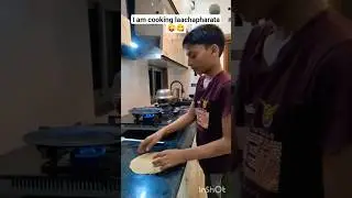I am cooking laachapharata😜😋#cuteboy #cooking #makingfood