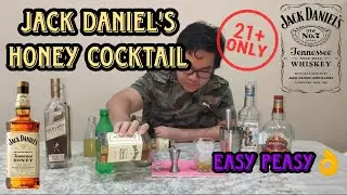 JACK DANIEL'S HONEY COCKTAIL - EASY RECIPE - BISA KALIAN COBA DI RUMAH