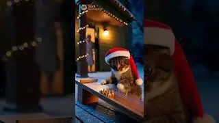 #Cinematic #Realistic #Cat #SantaHat #NewYearAtmosphere #Zhetygen #NightScene #Dialogue #Winter