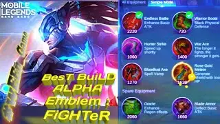 Tips BuiLd Alpha Tersakit Hero Fighter || MPV | Mobile Legends Bang Bang !! #gaming #mlbb