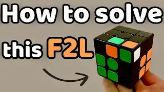 Solve this F2L pair rotationless!