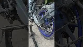 Chain set change #viralvideo #r15v5 #chainset #biker #rider #shortsfeed #r15m