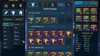 Raid Shadow Legends- Gear Filtering, SPACE IS VALUABLE!