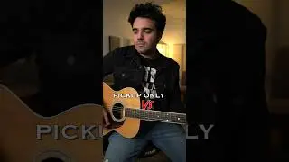 Acoustic Guitar Pickup vs. Microphone #acousticguitar #guitar #microphone