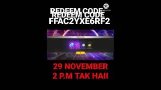 29 NOVEMBER 2021 redeem code #shorts #ff
