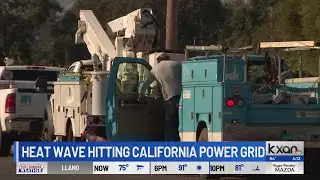 Heat wave taxing California power grid