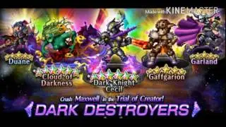 [ FFBE ] Featured Summon Dark Destroyers Event Duane COD  Dark Cecil Gaffgarion Galand !!!!