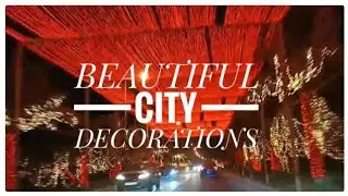  Beautiful Street Decorations and Colorful Lights /City Drive@jemalynpahayahay0494