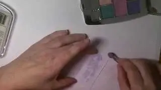 Stamping with Eye Shadows