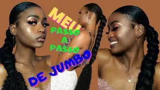 COMO FAZER RABO DE CAVALO DE TRANÇA COM JUMBO