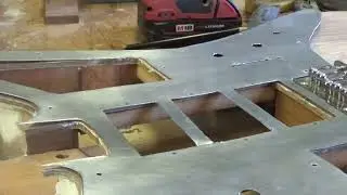 offset hollow body guitar pt 19 body prep and spraying base coat of paint
