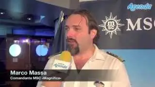 Concerto a bordo della MSC «Magnifica» e intervista al comandante