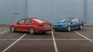 Volkswagen Jetta GLI MK7.5 | Red and Blue in Cinematic Short Video