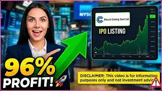 Bharat Coking Coal IPO Listing News: BCCL Share Price 96% Premium Par Debut ! @BearBullRace 