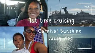 Carnival Sunshine vlog. 1st time sailing. #dayinmylife #carnivalsunshine #carnivalcruise 