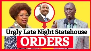 KUMEHARIBIKA: Ruto's Disturbing Late Night Statehouse Orders Deadly Leaked As KIKUYUS Says No to Him