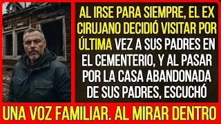 Al irse para siempre, el ex cirujano decidió visitar por última vez a sus padres en el cementerio