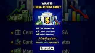 What is a federal reserve Bank 🏦. #financeshorts #usa #useconomy #federalreserve