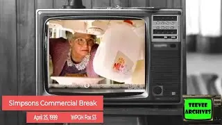 Simpsons Commercial Break - April 25, 1999 (The Old Man and the C Student)
