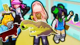 МОЙ ПЕРВЫЙ ДИНОЗАВР С ДОБРЫМИ ГЛАЗАМИ! Roblox Pet Club