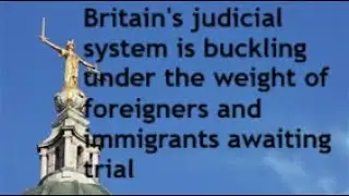 Why is there such an enormous backlog of criminal cases in the British courts?
