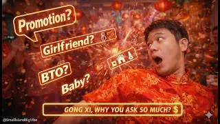 Gong Xi Gong Xi (Stop Asking!) - @SmallIslandBigVibe (Official Music Video) | Singapore CNY Techno