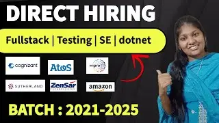 Direct Test Hiring | 2021-2025 | Biggest hiring For Freshers | MNC Hiring