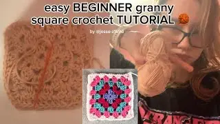 Super Easy Beginner Granny Square Tutorial!