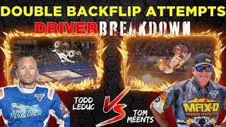 DOUBLE BACKFLIP ATTEMPTS - Tom Meents vs Todd Leduc - Driver Breakdown