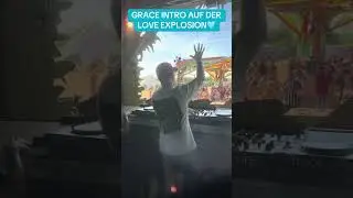 Grace Intro @loveexplosionfestival 🩵 #techno  #rave #grace #dj #party #dance #festival #trance