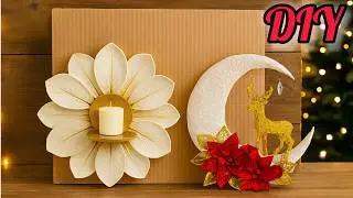 No One Believes These 3 Luxury Christmas Decor Ideas Are Made From Cardboard!