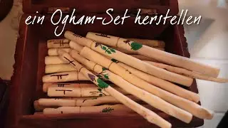 Ein eigenes Ogham-Set herstellen ~ das keltische Baum-Orakel