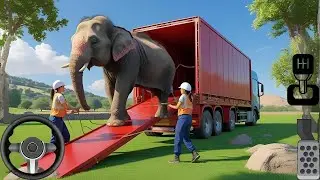 Elephant Transport Truck to Zoo 🐘🚛 | Realistic Animal Simulator Gameplay!