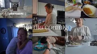  Mi bebe esta malito🤧🤒😷 Hice unas ricas enchiladas de mole para la cena #vlog #vlogenespañol 