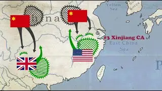 Strategy & Tactics Sandbox WW2. Xinjiang conquers asia #3