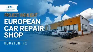Drone Tour: European Car Repair Shop in Houston, TX | J. Morales Civil Engineering