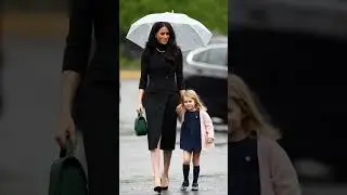 Princess Meghan and daughter Lilibet rain enjoy #lilibet #meghanmarkle #baby #happy #mother #mummy